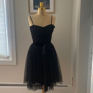 Banana Republic 100% Silk Black Dress